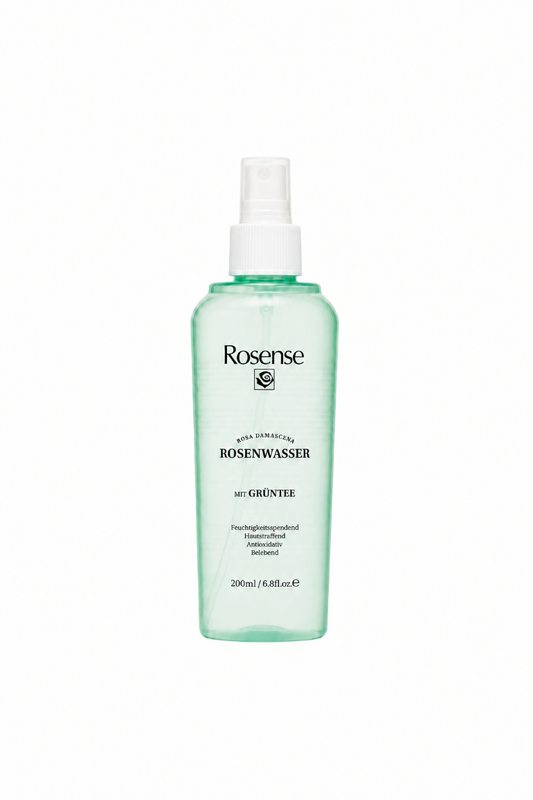 Rosense Rosewater with Green Tea Vegan Tonic & Cleanser – 200ml