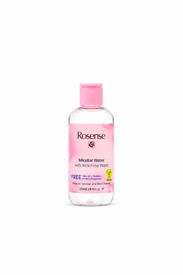 Rosense Cleansing Micellar Water with 96% Rose Water – 250ml