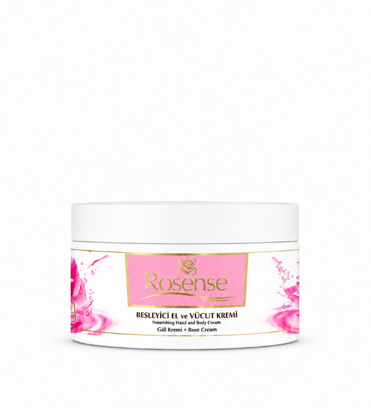 Rosense Nourishing Hand & Body Rose Cream – 250ml