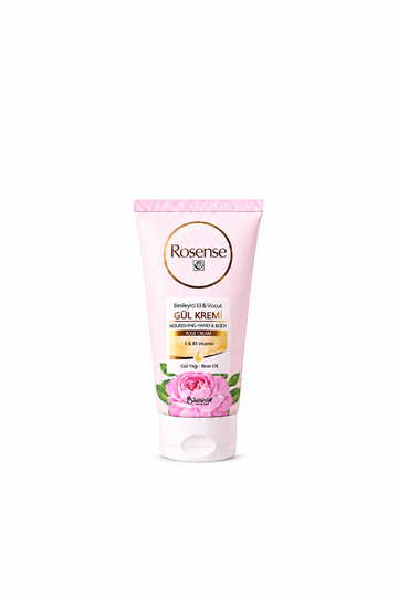 Rosense Nourishing Hand & Body Rose Cream – 75ml