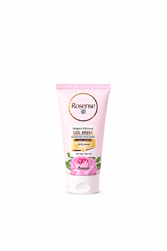 Rosense Nourishing Hand & Body Rose Cream – 75ml