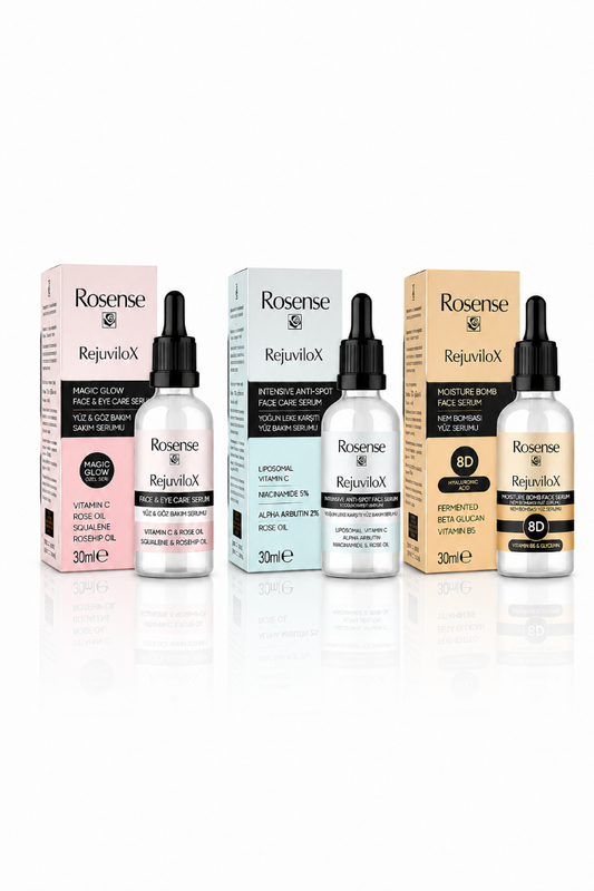 Rosense RejuviloX Intensive Care Trio Serum Set – 3 x 30ml