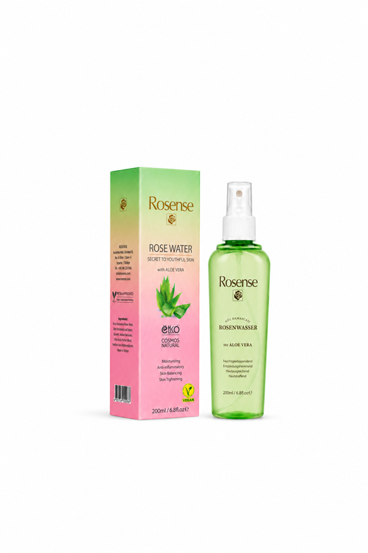 Rosense Rosewater with Aloe Vera Tonic & Cleanser – 200ml